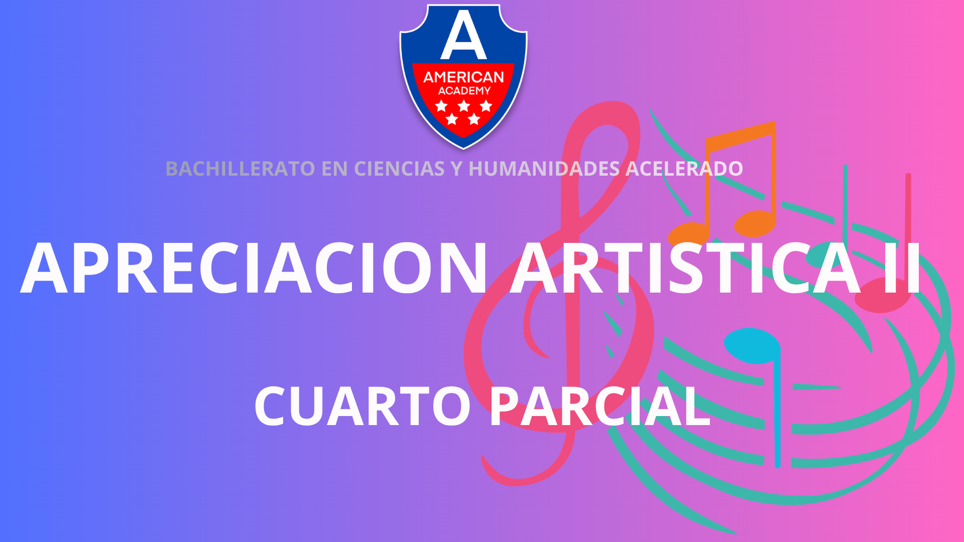 APRECIACION ARTISTICA II