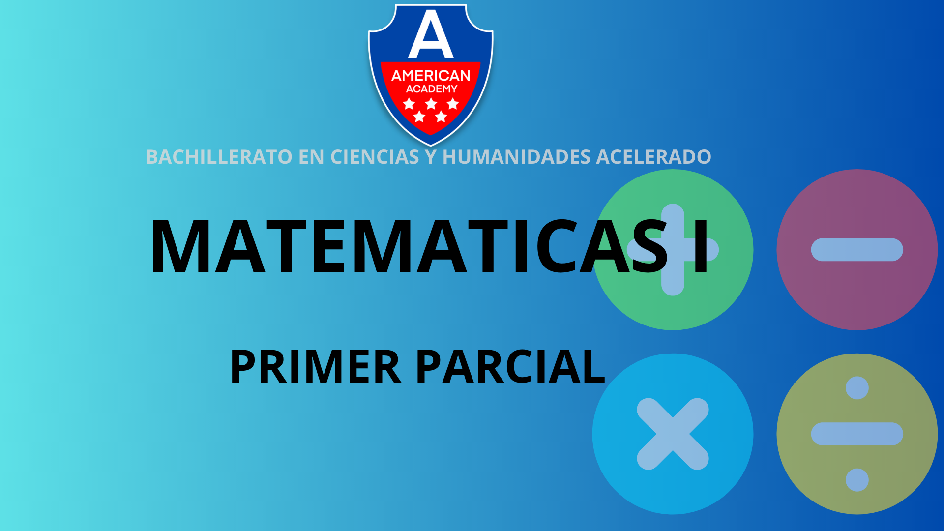 MATEMATICAS I