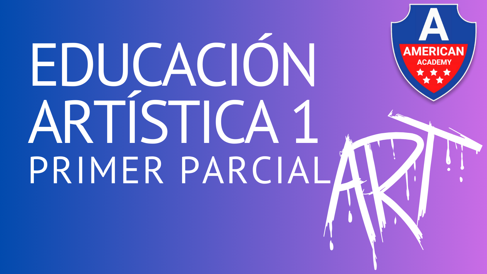 EDUCACION ARTISTICA 1A